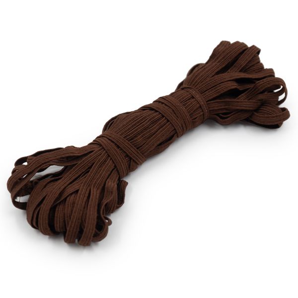 Резинка бельевая (стандартная) 4.0 мм / 10 метров, р.9074, коричневый, С3560Г17