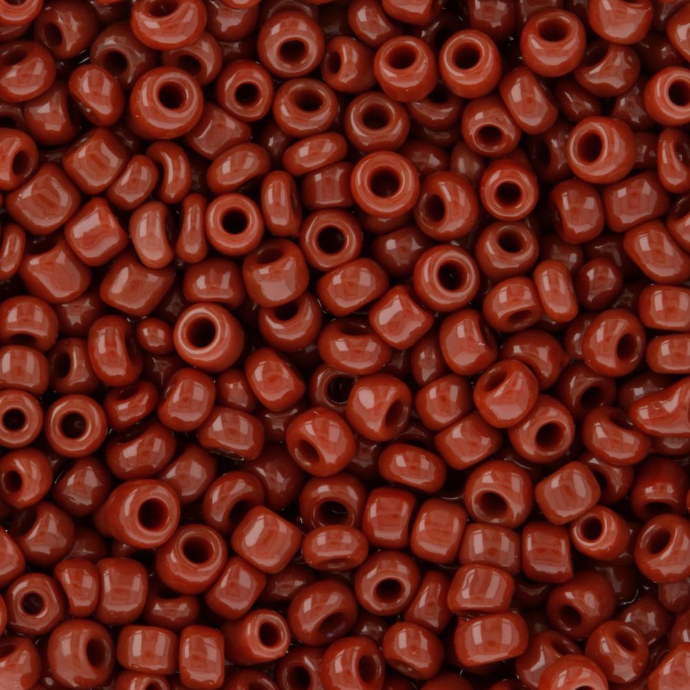 Бисер Zlatka 11/0 (2.1 мм), 100 г (10х10 г), №0046 шоколадный, GR