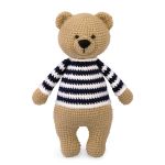 Набор для вязания игрушки Добрый мишка 24 см, Miadolla AMG-0106