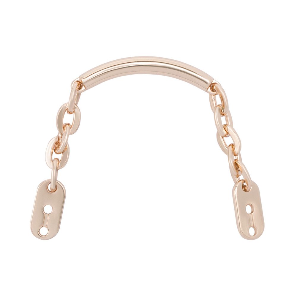 Цепочка-вешалка 105х7 мм, металл, Gold золото, 2 шт, MB196