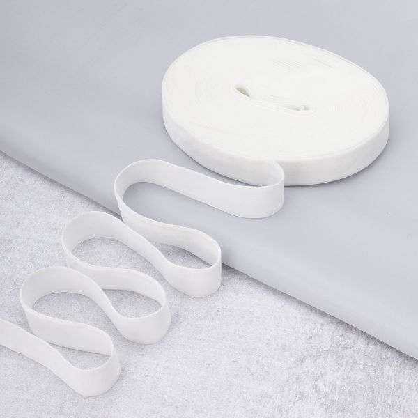 Лента бархатная (тесьма) 20.0 мм / 10±0.5 метров, рис. 8319, белый, С3513Г17