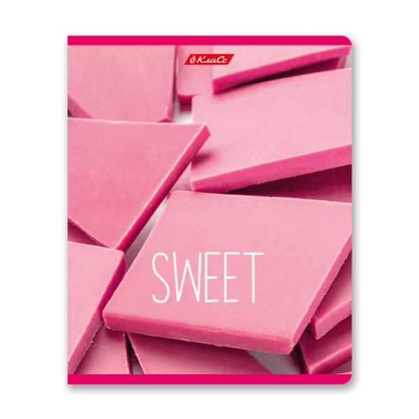 Тетрадь ученическая общая, A5+ 48 л. на скобе 65 г/м², белизна 100%, 10 шт, линия в термоусадочной пленке, 000309 Сластёна, Светоч 48ТСК5_1_3_2