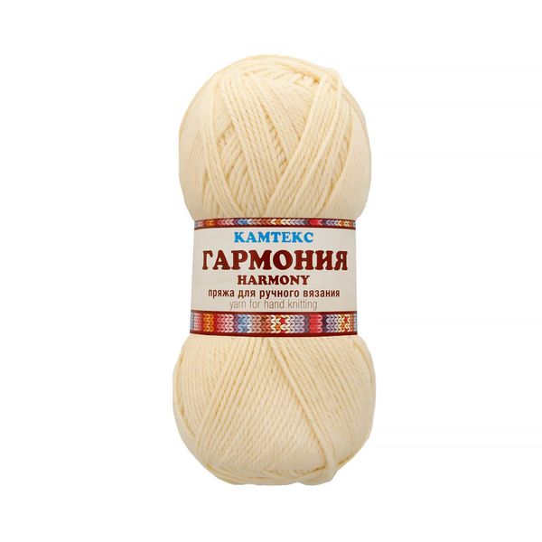 Пряжа Камтекс Гармония / уп.5 мот. по 100 г, 245 м, цв.031 шампанское