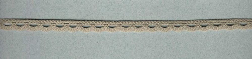 Кружево вязаное (тесьма) 10.0 мм, серо-зеленый, 30 метров, IEMESA
