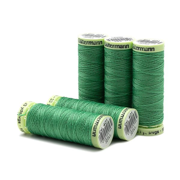 Нитки отделочные Gutermann Top Stitch, 30м, 401 горный луг, 5 катушек