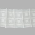 Лента (тесьма) шторная: сборка параллельная (1:1.5) 65 мм / 100 метров