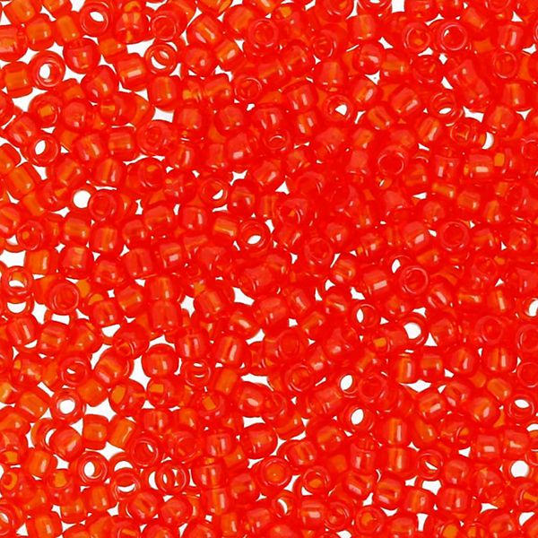 Бисер Toho 15/0 круглый (1.5 мм), 25 г (5х5 г), 0005 св.красный