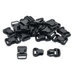 Фастекс (пряжка трезубец) пластик 15 мм, 20 шт, черный