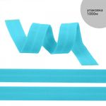 Резинка бельевая (окантовочная) матовая 15.0 мм / 1000 метров, небесно-голубой A2201