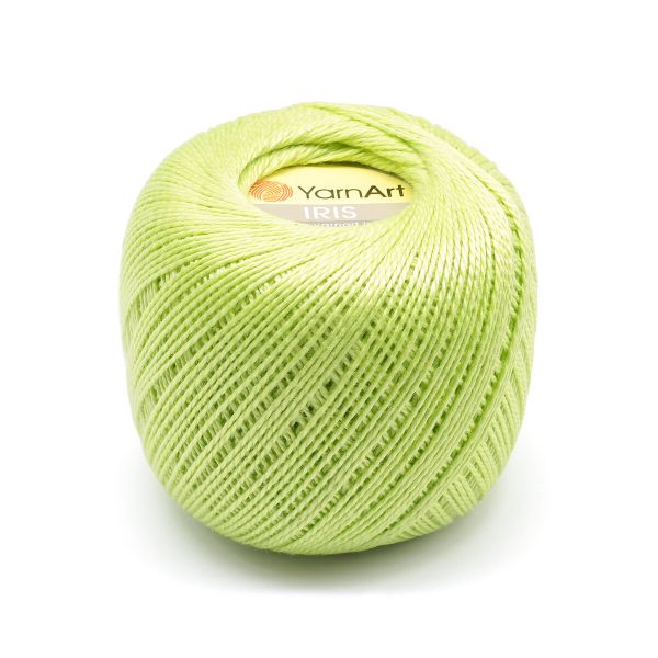 Пряжа YarnArt (ЯрнАрт) Iris / уп.10 мот. по 20 г, 138м, 927 салатовый