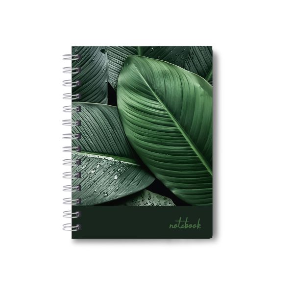 Записная книжка с твердым переплетом, глянцевая ламинация, на гребне A6 80 л. 4 шт клетка, Сила жизни 01586, ЗК221 Светоч