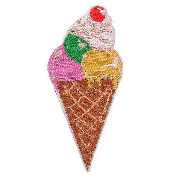 Термоаппликация Мороженое, 3х6.6см, Hobby&Pro