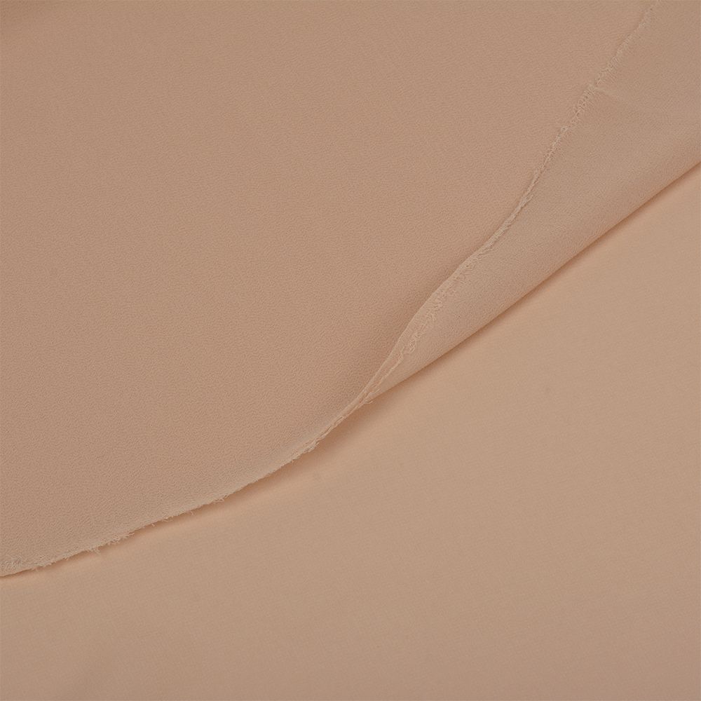 Креп шифон 105 г/м², шир. 150 см / 35 метров, TBY.8021-113-3, цв.113 бежевый /TOS/