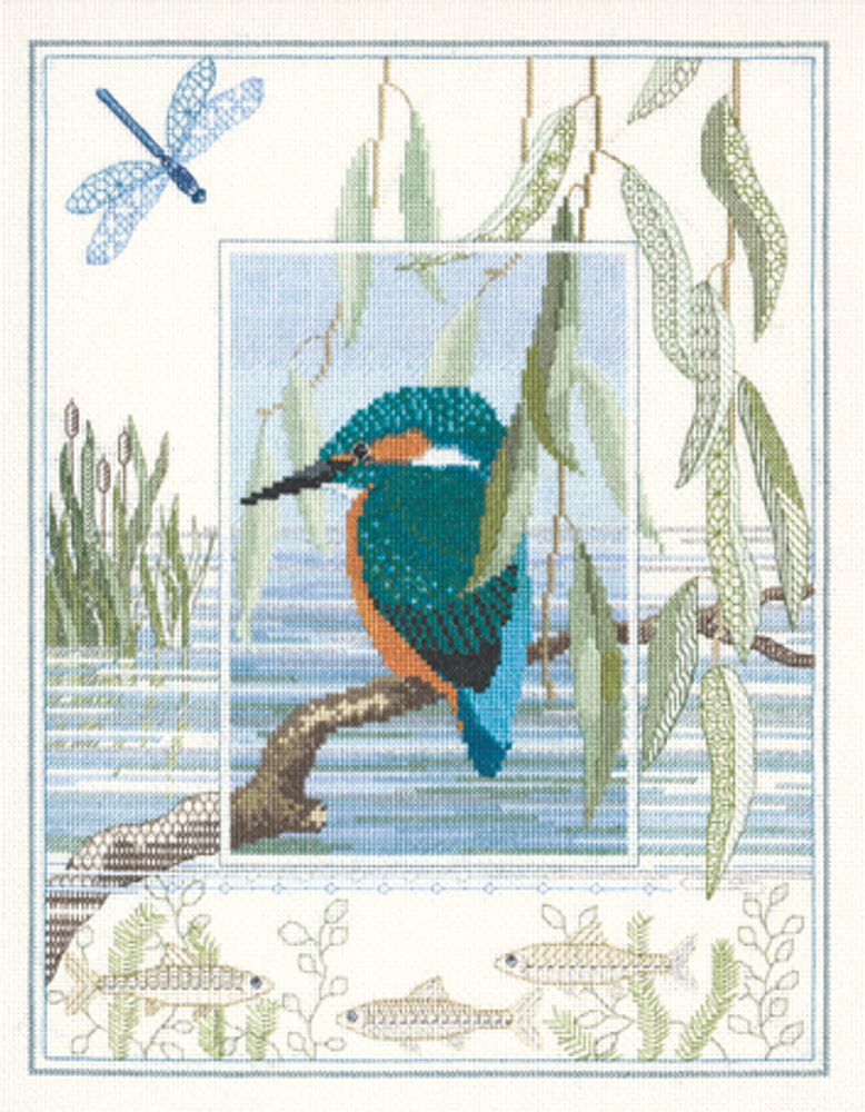 Derwentwater Designs, Kingfisher, 26,9х34,2 см