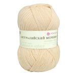Пряжа Пехорка Австралийский меринос / уп.5 мот. по 100 г, 400 м, 442-Натуральный