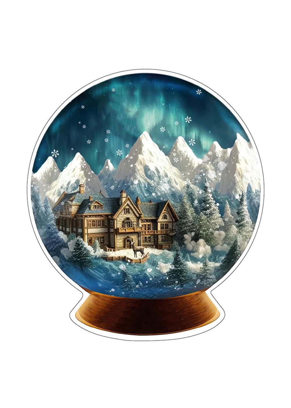 Пазл фигурный деревянный Магический шар 126 элементов, Фрея PZLF-004