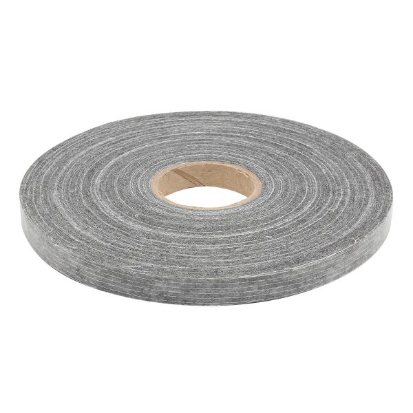 Лента клеевая нитепрошивная по долевой 10 мм / 100 метров, серый /559343/