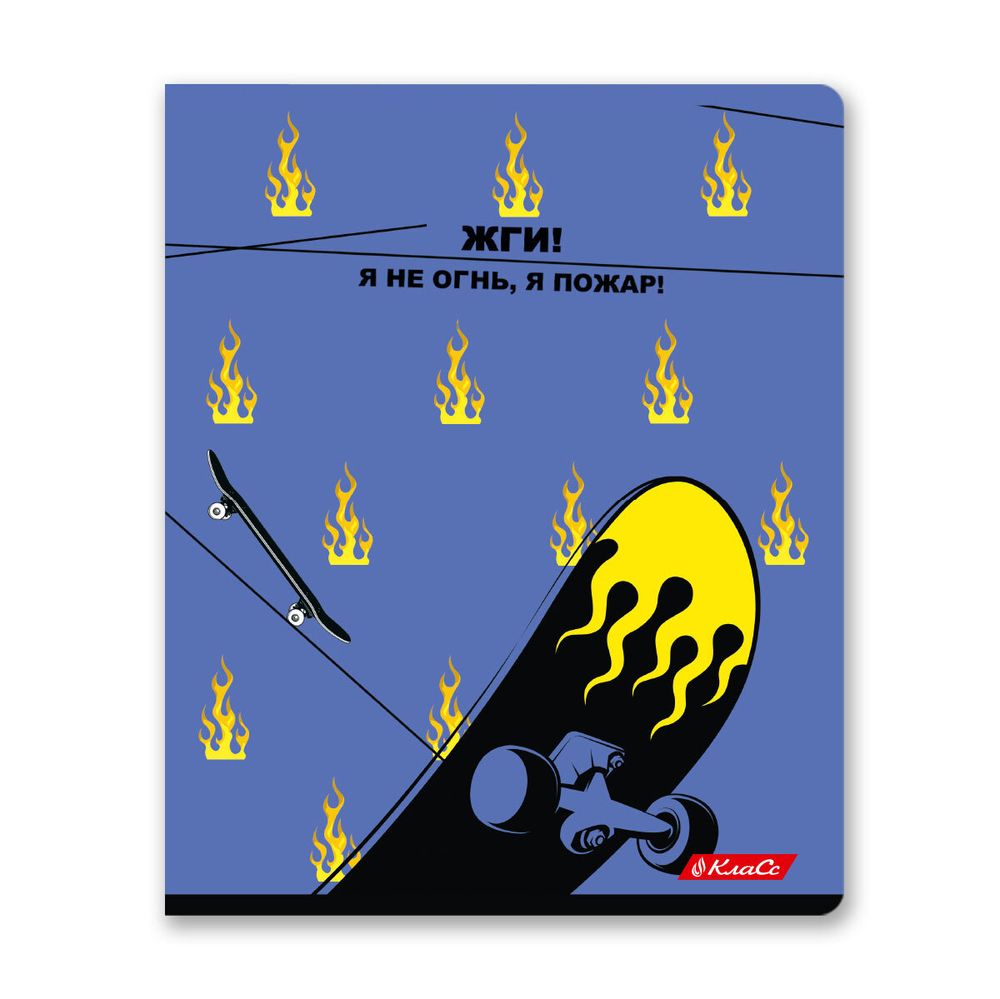 Тетрадь ученическая общая, A5+ 48 л. на скобе 65 г/м², белизна 100%, 10 шт, клетка в термоусадочной пленке, 000730 Не буди во мне зверя, Светоч 48ТЕТк-001