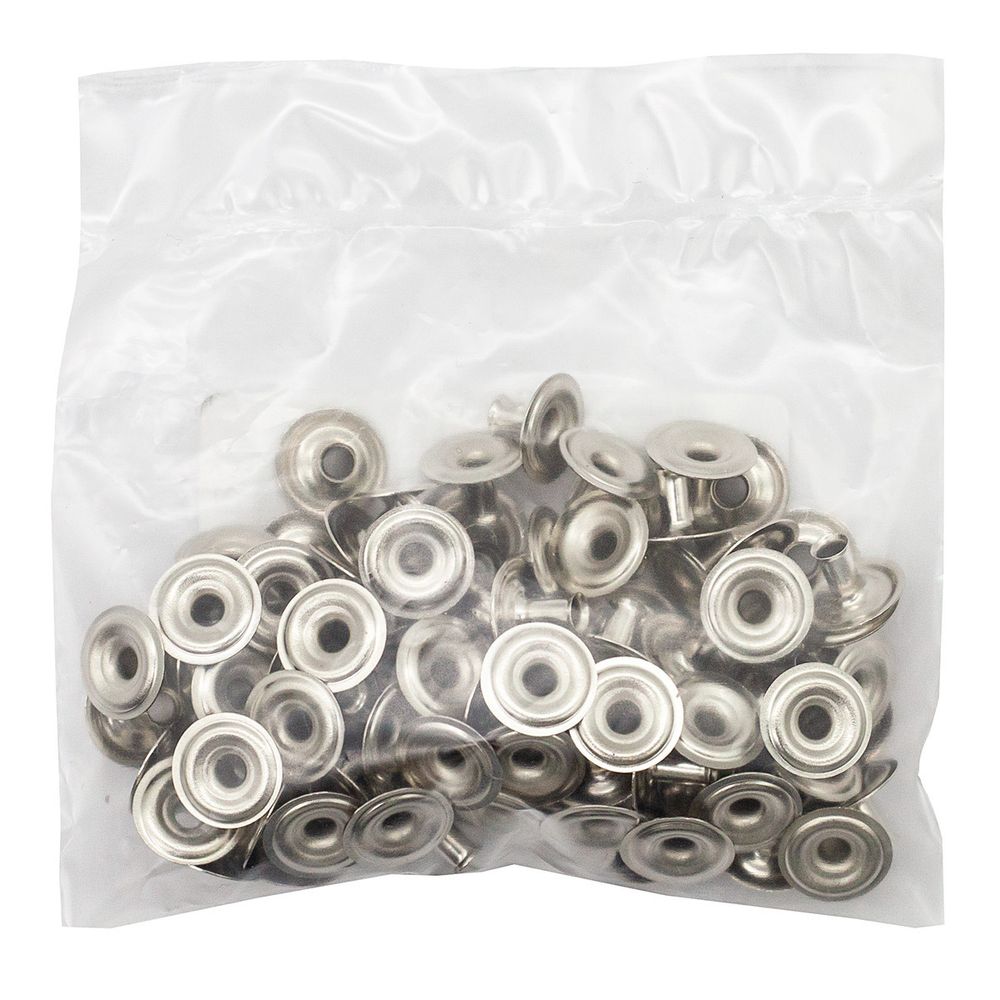 Часть кнопки Альфа (S-образная) ⌀11 мм (D-часть), 5/15 пруж. никель, 100 шт, S090509, BIG