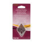 Набор форм для глины, 6 шт, AMM1023 Ромб, Sculpey