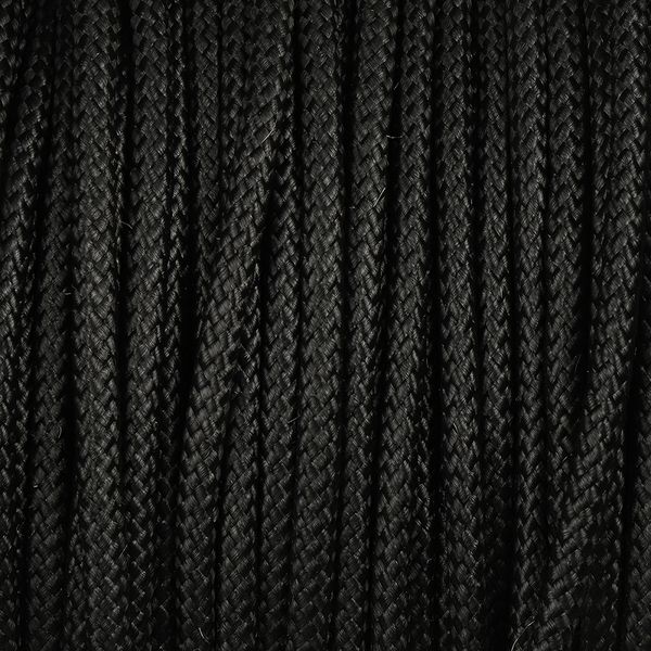 Шнур полипропилен круглый ⌀8.0 мм / 200 метров, плетеный, черный