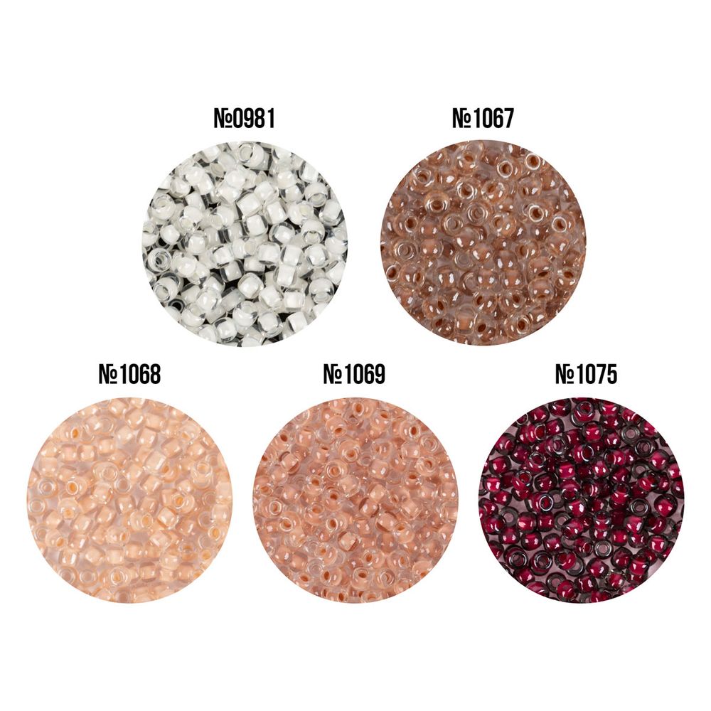 Бисер Япония Toho 11/0 круглый 3 ASSORTI 2.2 мм, 5х5 г, №06