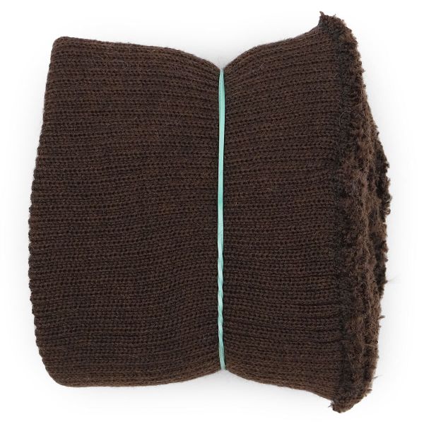 Подвяз (довяз) трикотажный с манжетами (комплект): подвяз 10.0х42 см, 2 манжета 8.5х10.0 см, плотные, 729 коричневый