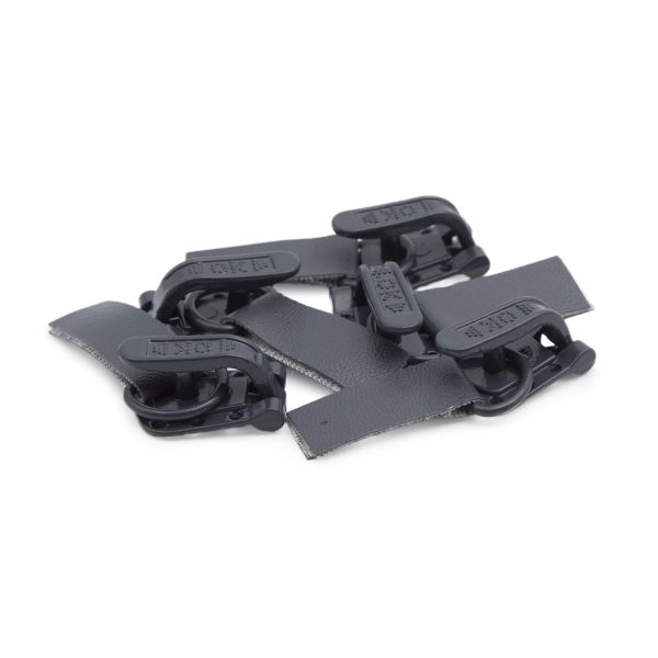 Крючок шубный PQ 45 мм, серый, PQ5208, 5 шт