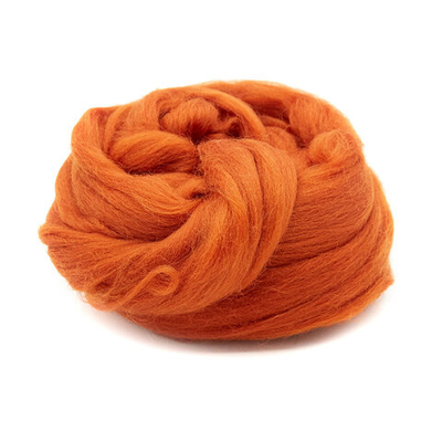 Шерсть для валяния Троицкая тонкая 1х100 г (до 23 мкр), 31 терракот