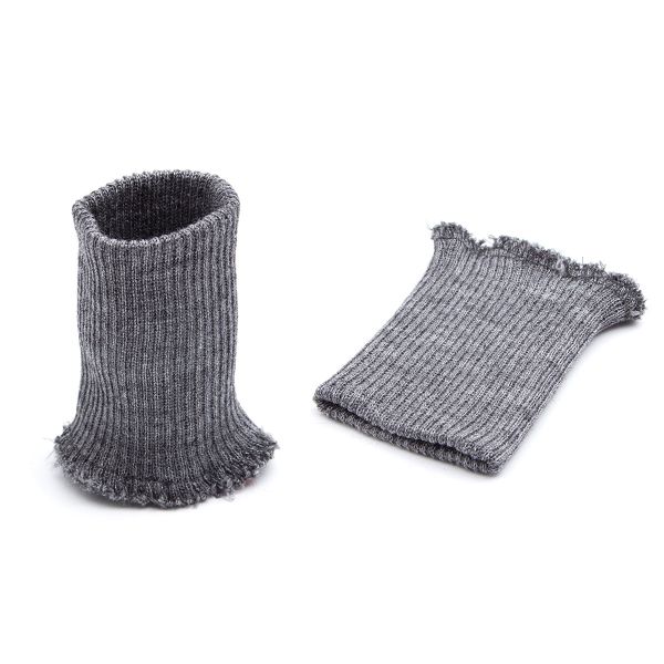 Манжеты трикотажные 6.5х9.5 см, 1 пара, тонкие, 161/м св.маренго