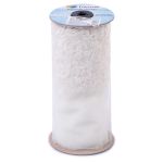 Кружево на сетке широкое 190 мм / 10 м, кремовый, Gamma GKMB-19001M