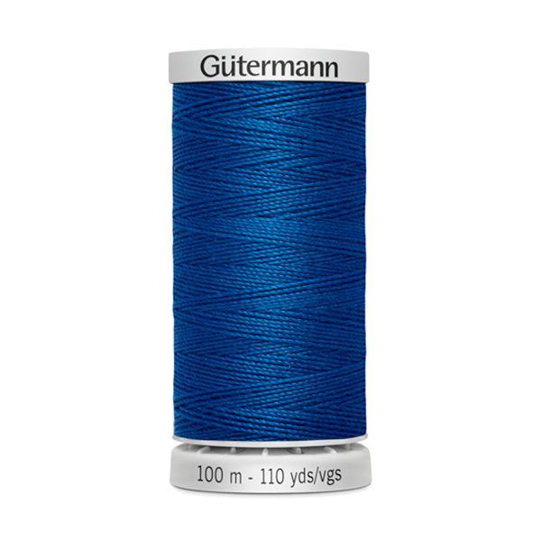 Нитки суперкрепкие Gutermann Extra Strong M782, 100м, 214 т.лазурный, 5 катушек