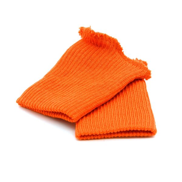 Манжеты трикотажные 6.5х9.5 см, 1 пара, тонкие, 334/5 пламя