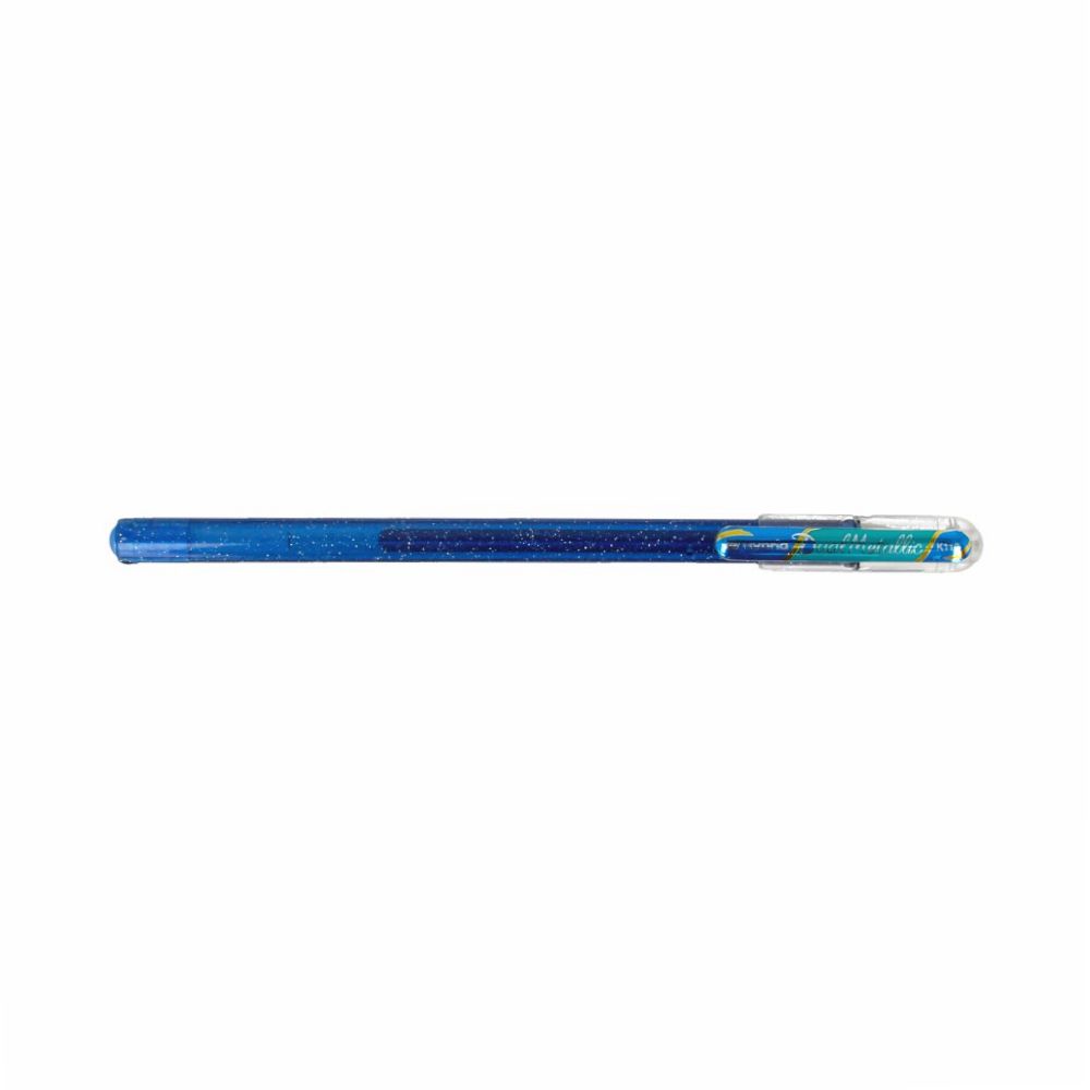 Ручка гелевая Pentel Hybrid Dual Metallic, 1 мм, K110-DCX синий, зеленый
