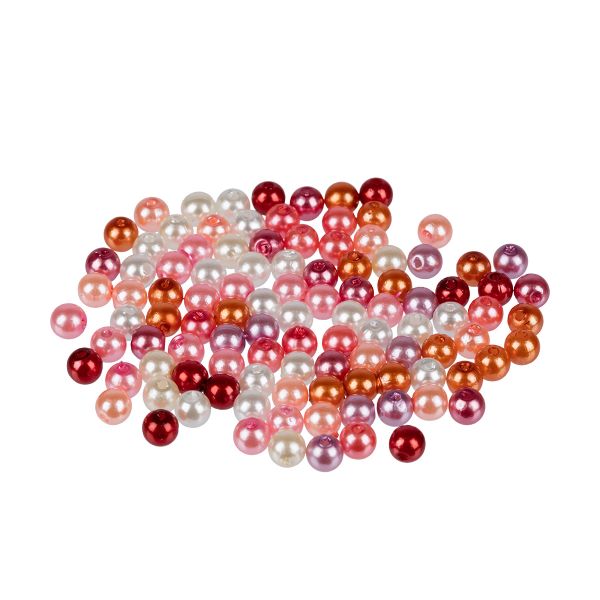 Бусины пластик ⌀6 мм, 100±2 г (10х10±0.2 г), №05 ассорти, Zlatka PB-1