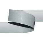 Лента светоотражающая (катафотная) термоклеевая [cpl:420], 25 мм / 50 метров, 100% полиуретан, серебро, Gamma TG9400