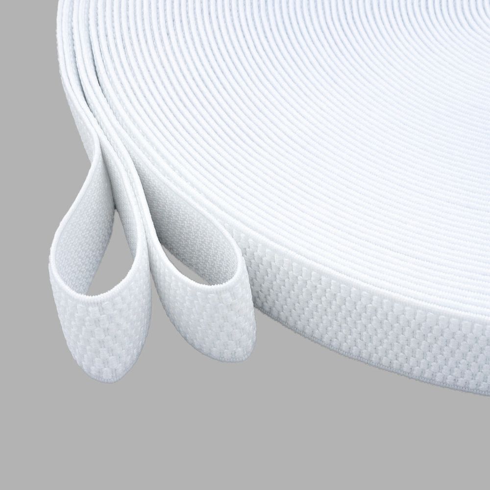 Резинка для подтяжек (помочная) 25.0 мм / 25 метров, 15.75 г/п.м., 501 белый, 6123-9389