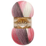 Пряжа Alize (Ализе) Angora Gold Batik / уп.5 мот. по 100 г, 550м, 1602 секционный