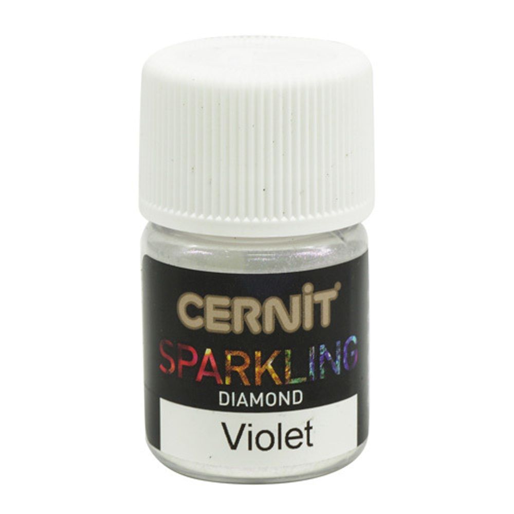Мика-порошок, слюда Diamond/бриллиантовый "Sparkling Powder" 5гр. Cernit, 900 violet/фиолетовый