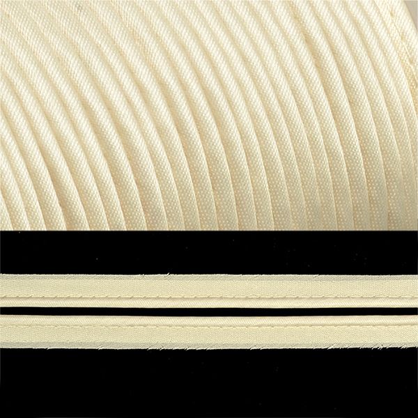 Кант атласный 11 мм / 65.8 метров, F104 молочный