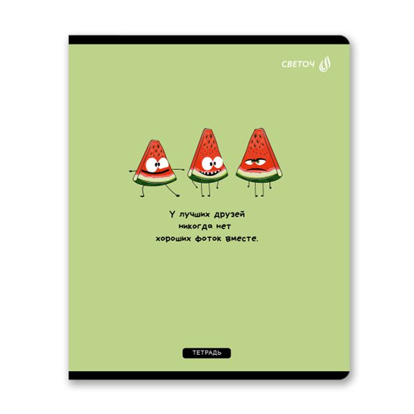 Тетрадь ученическая общая, твин лак, A5 96 л. на скобе 65 г/м², белизна 100% 5 шт клетка, 01534 Купи чудо, Светоч Т205