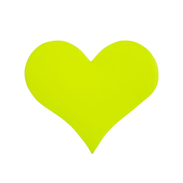 Термоаппликация BLITZ светоотражающая цветная №7, 10 шт, Сердечко 5.8х5 см