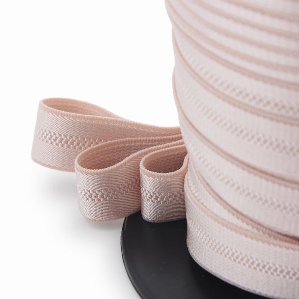 Резинка бельевая (бретелечная) 15.0 мм / 50 метров, пудровый, (ML207.015)