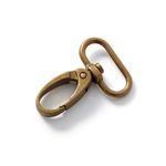 Карабин металл 25x40 мм, 1 шт, под состаренную латунь, Prym 417911