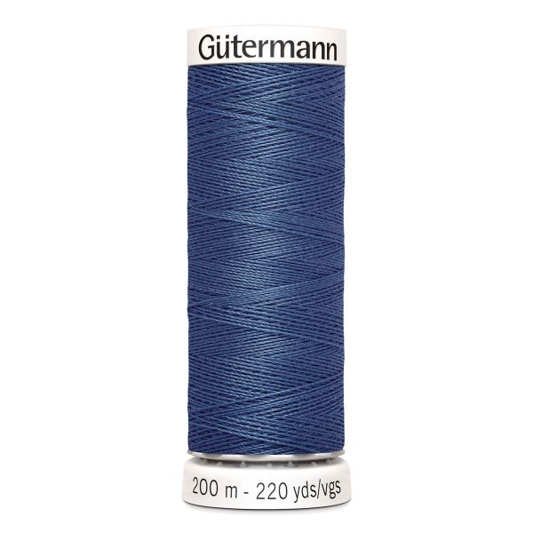 Нитки универсальные Gutermann Sew-all, 200м, 068 серо-синий, 5 катушек