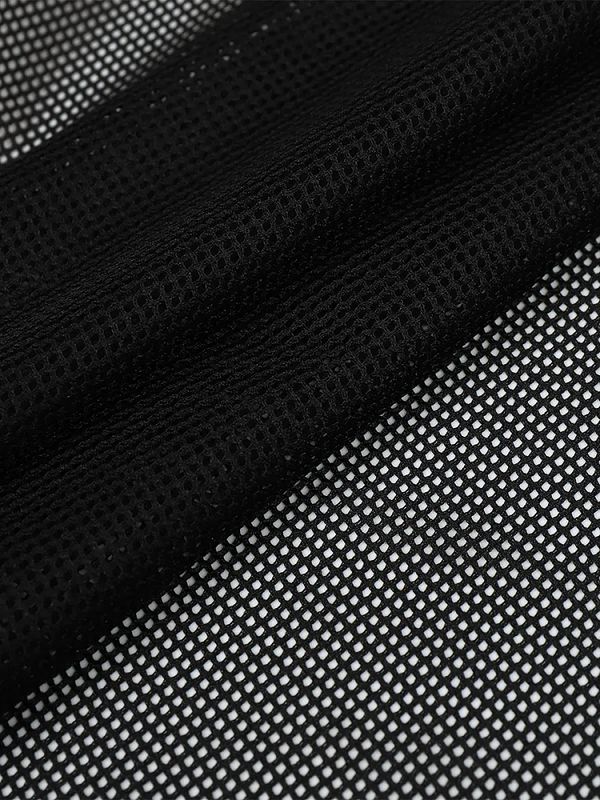 Сетка подкладочная трикотажная 65 г/м², 170 см / 5 метров, TBY.0354.03.5, цв.03 черный