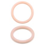 Кольца для бюстгальтера пластик ⌀10.0 мм, C344 пудровый, 100 шт