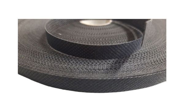 Кант-усилитель для края и шва изделия 10 мм / 50 метров, черный