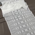 Кружево бельевое эластичное 220 мм / 18 м, 1909, цв.004 белый, Kruzhevo