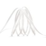 Лента атласная 2-сторонняя 3.0 мм / 100±2 метров, (002 белый), Globus